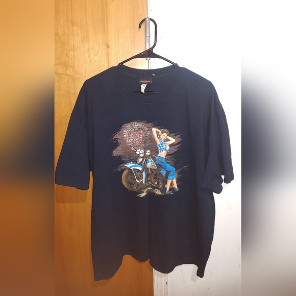 Harley Davidson Scottsdale AZ Men's 2XL Blue Crew neck Tshirt - Picture 3 of 16